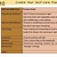 Image result for Personal Self Care Plan Example