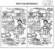 Image result for 5 Differences Print Pages
