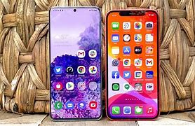 Image result for Image of iPhone 13 and Samsung S22 Side by Side