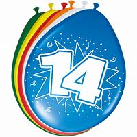 Image result for 14th Birthday Balloons