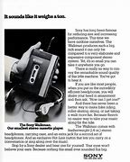 Image result for Sony 1st Walkman