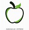 Image result for Apple Clip Art Green Outline