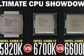 Image result for Intel Core I5 6600K vs Intel Core I7 5820K