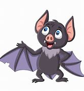 Image result for Cute Bat Cartoon