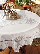 Image result for Classic Lace Tablecloth