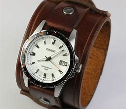 Image result for Men's Wide Leather Watch Bands