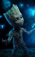 Image result for Cute Groot Image Black Background