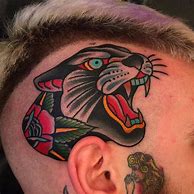 Image result for Panther Head Tattoo