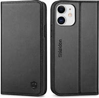 Image result for Black Leather iPhone 12 Case