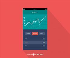 Image result for Mobile Phone Screen with Chart
