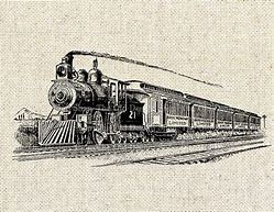 Image result for Vintage Train Clip Art