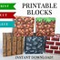 Image result for Minecraft Paper Block Template