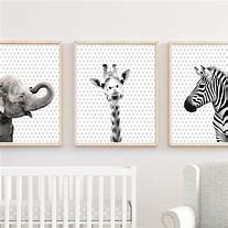 Image result for Black and White Safari Animals for Nursery