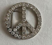 Image result for Peace Sign Belt Buckle