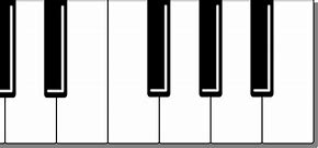Image result for Piano Keyboard Outline