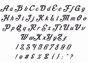 Image result for Tattoo Lettering Fonts Alphabet
