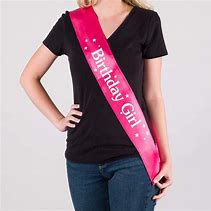 Image result for Birthday Girl Sash and Cap