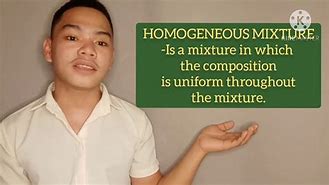 Image result for Homogeneous Mixture Definition