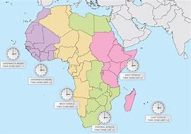 Image result for South Africa Time Zone Map