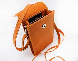 Image result for Leather Crossbody Phone Bag