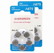 Image result for 675 Hearing Aid Battery