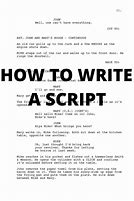 Image result for Example of Script Writing