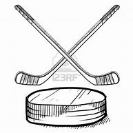 Image result for Drawings of Hockey Stick and Puck