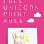 Image result for Unicorn Quotes Printable