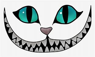 Image result for Anime Cheshire Cat with Eyes in Their Mou