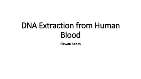 Image result for DNA Extraction in Human