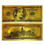 Image result for Golden Dollar Bill