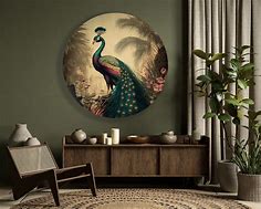Peacock | Muurcirkel
 – House of Posters