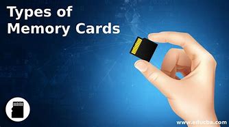 Image result for Different Types of Memory Cards