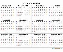 Image result for 2016 Calendar Template
