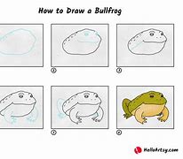 Image result for Bull Frog Drawing in a Swamp
