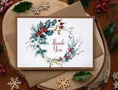 Image result for holiday thank you card