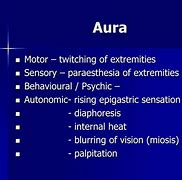 Image result for Aura Epilepsy