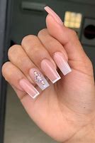 Image result for White Nail Designs Square Long