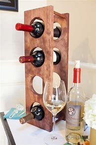 Image result for DIY Wine Bottle Rack