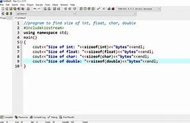 Image result for Size of a Char in C