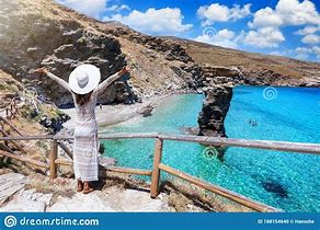 Image result for Andros Island Greece Beaches Woman