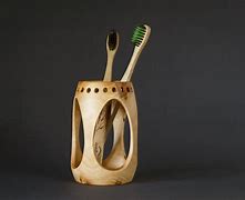 Image result for Wooden Toothbrush Holder