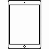 Image result for iPad Clip Art Black and White