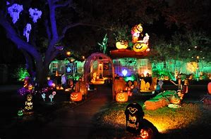 Image result for Halloween Pumpkin Displays