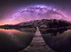 Image result for Mountain Lake Milky Way Sunset