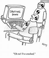 Image result for Cartoon Computers Down