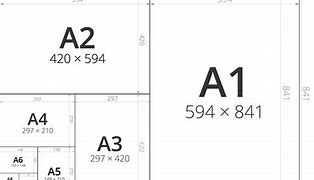 Image result for Standard Print Paper Size