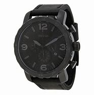 Image result for Fossil Nate Watch Black