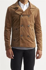 Image result for Corduroy Pea Coat