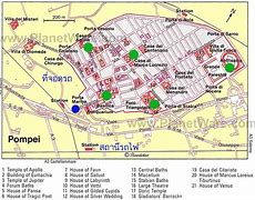 Image result for Pompeii Archaeological Site Map